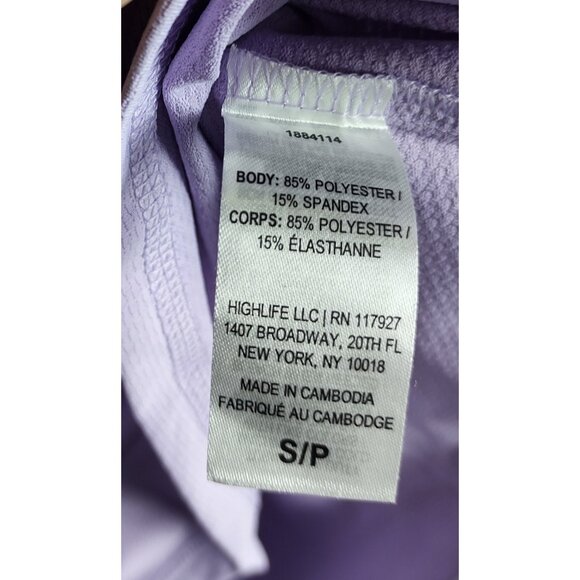HEAD Sleeveless V-Neck Top Small Light Purple Tennis Activewear Stretch NWT - Picture 3 of 6